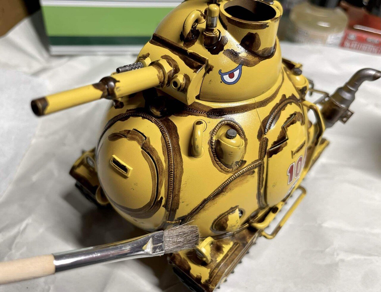 サンドランド国王軍戦車隊104号車のプラモデルをつくる｜渡辺あきら