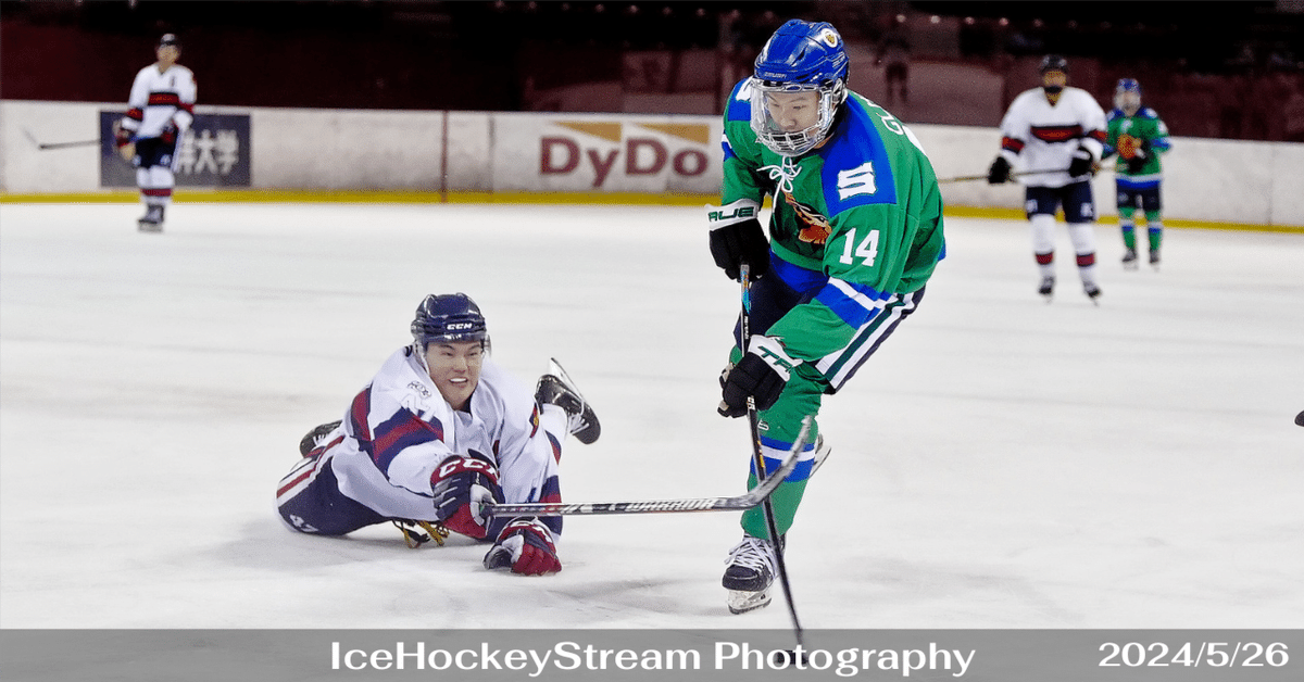 慶應義塾大学 3-5 専修大学 (2024/5/26)｜IceHockeyStream
