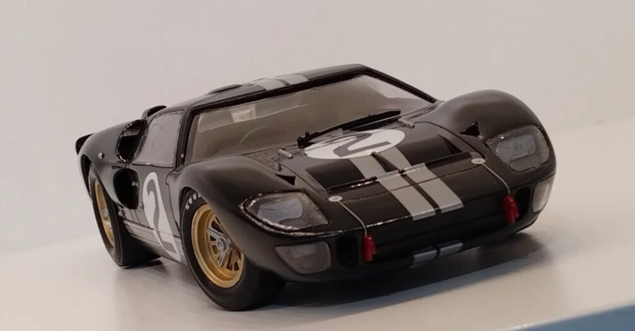 メッキ剥がしはハイターで！？ フジミ 1/24 フォードGT40 Mk.2 Part.4 
