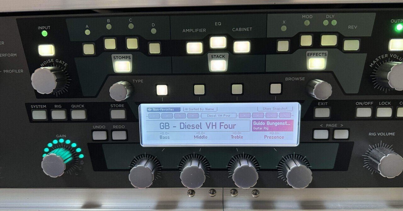 Kemper Profiling Amp Rack 有償リグ付き（最安値級価格