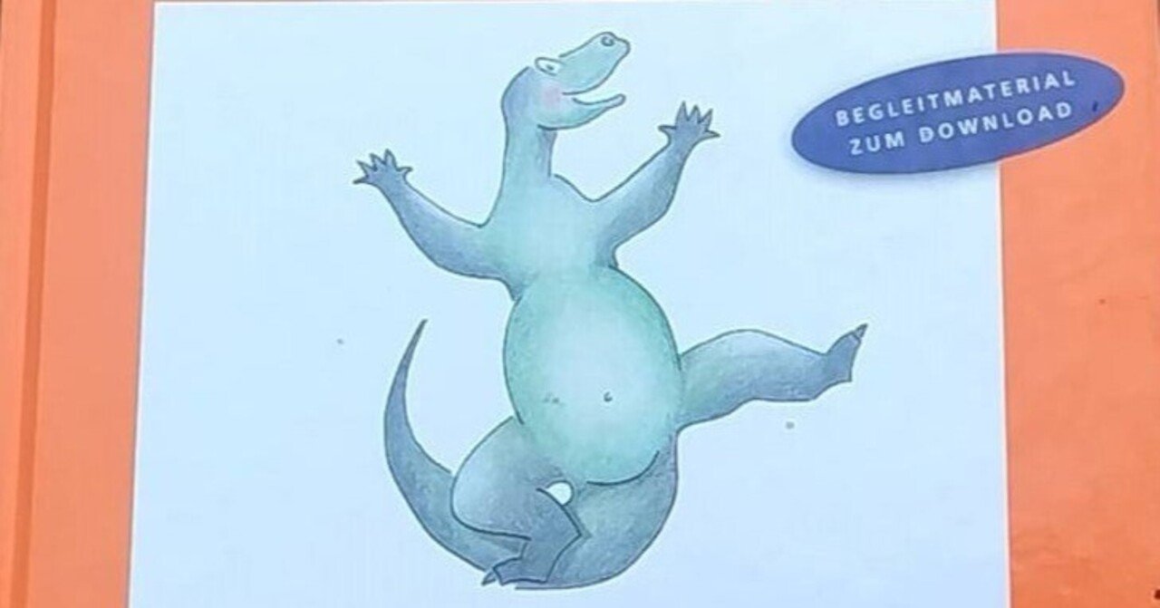 Ein Dino Zeigt Gefühle Blick Ins Buch 「Ein Dino zeigt Gefühle（恐竜が示す感情達）【1】」｜キーくん