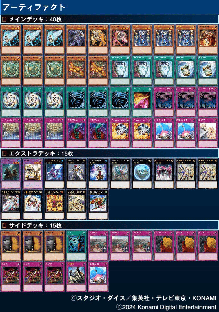 マスターデュエルのゲートボール大会-アンリミ杯1402のサンプルレシピ