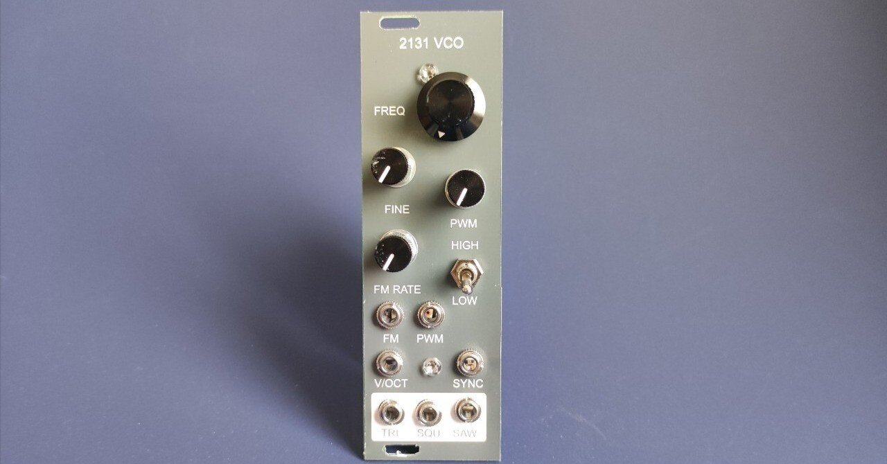 $11 SSI2131 VCO - DIY Eurorack Modular Synthesizer｜HAGIWO/ハギヲ