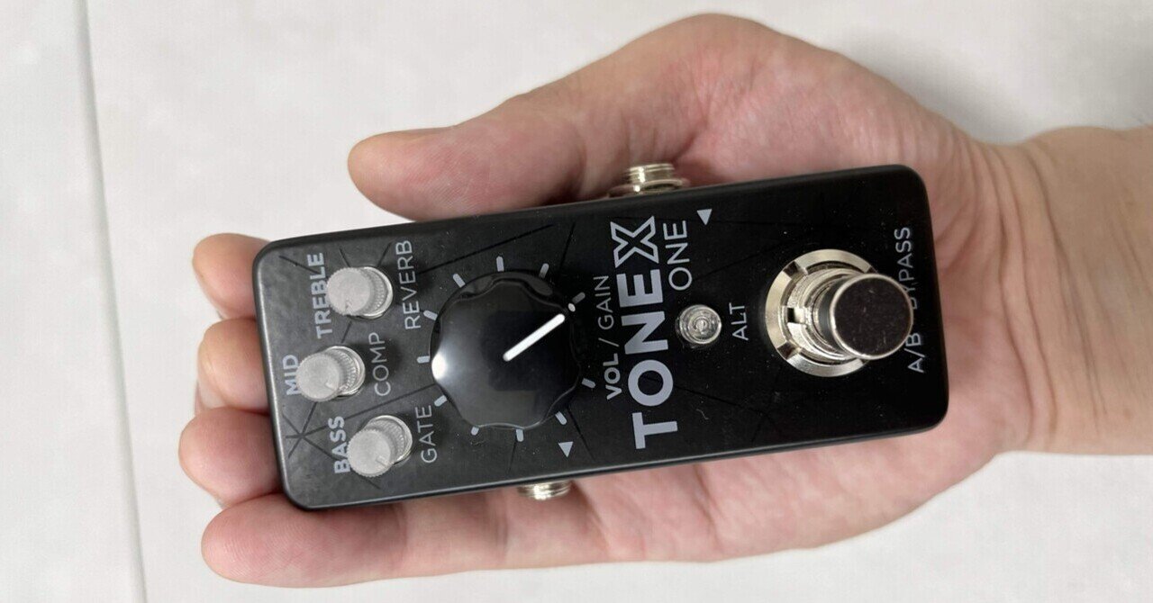TONEX ONE ~手のひらサイズアンプをざっくり紹介~|びわ TONEX ONE ~手のひらサイズアンプをざっくり紹介~|びわ