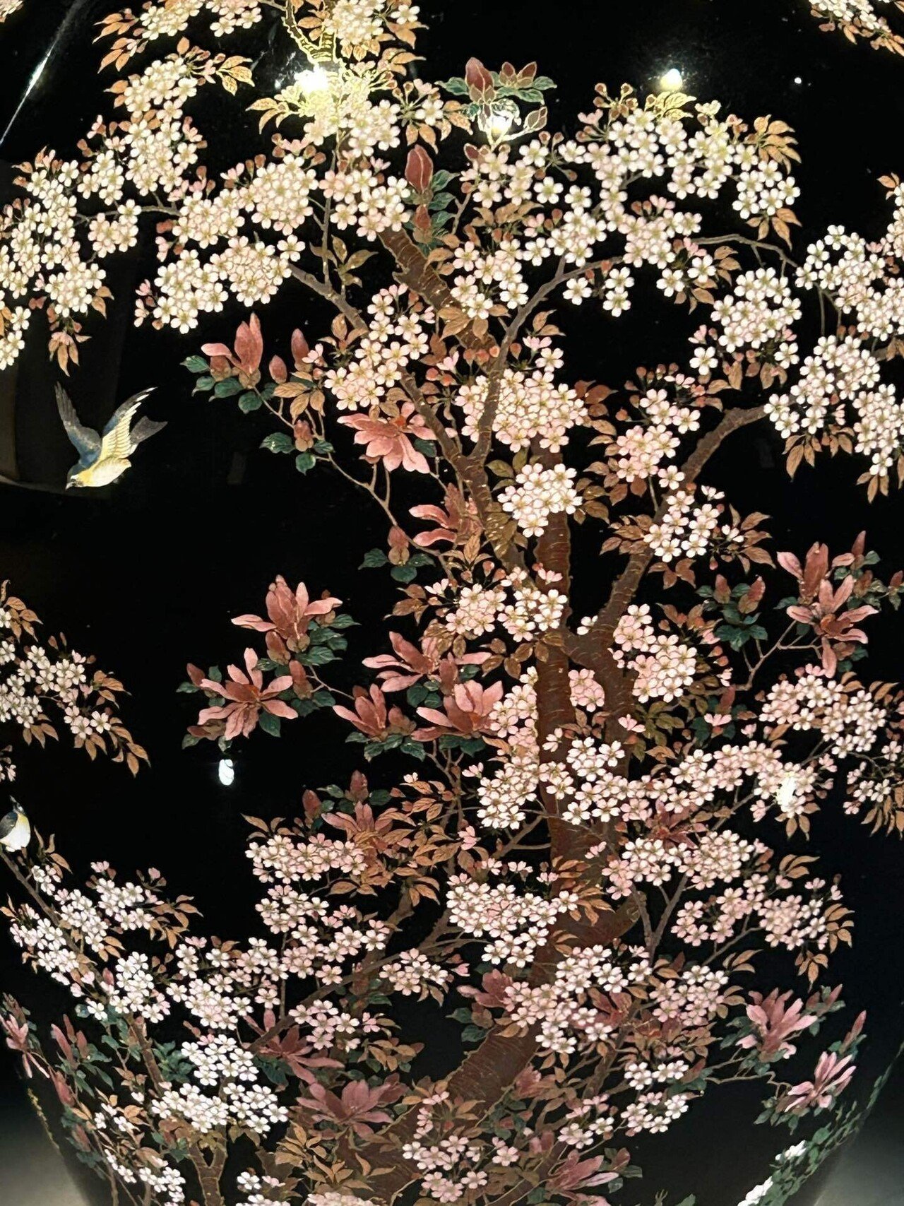 並河靖之〜七宝四季花鳥図花瓶|blanche 並河靖之〜七宝四季花鳥図花瓶|blanche