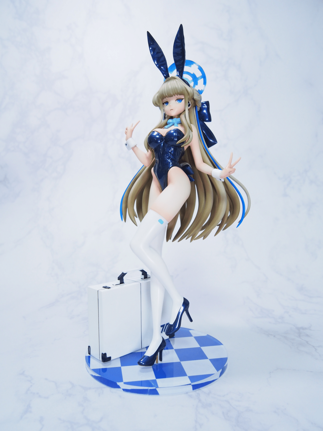 ブルーアーカイブ バニートキ ガレージキット 完成写真 #ブルアカ|月 ブルーアーカイブ バニートキ ガレージキット 完成写真 #ブルアカ|月