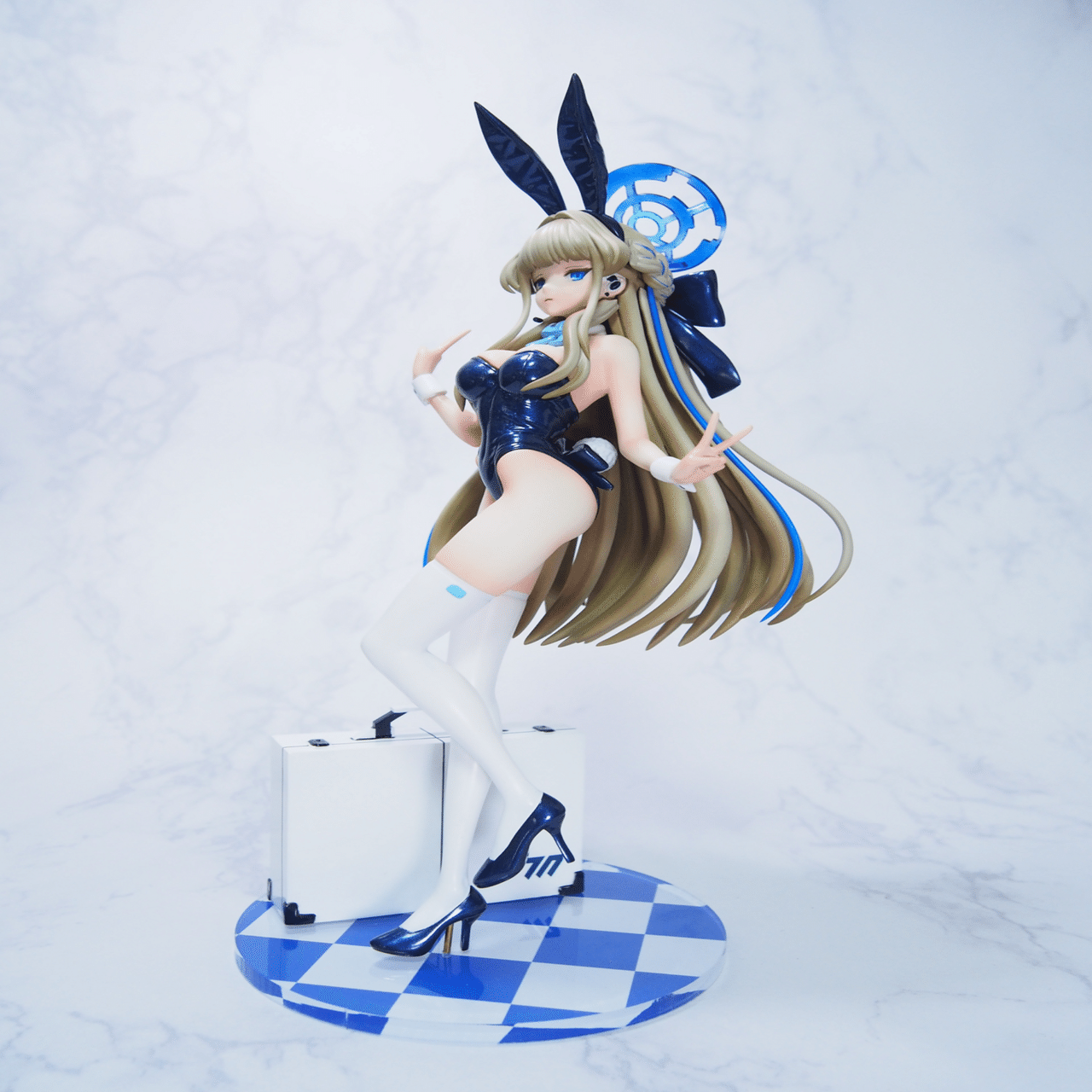 ブルーアーカイブ バニートキ ガレージキット 完成写真 #ブルアカ｜月