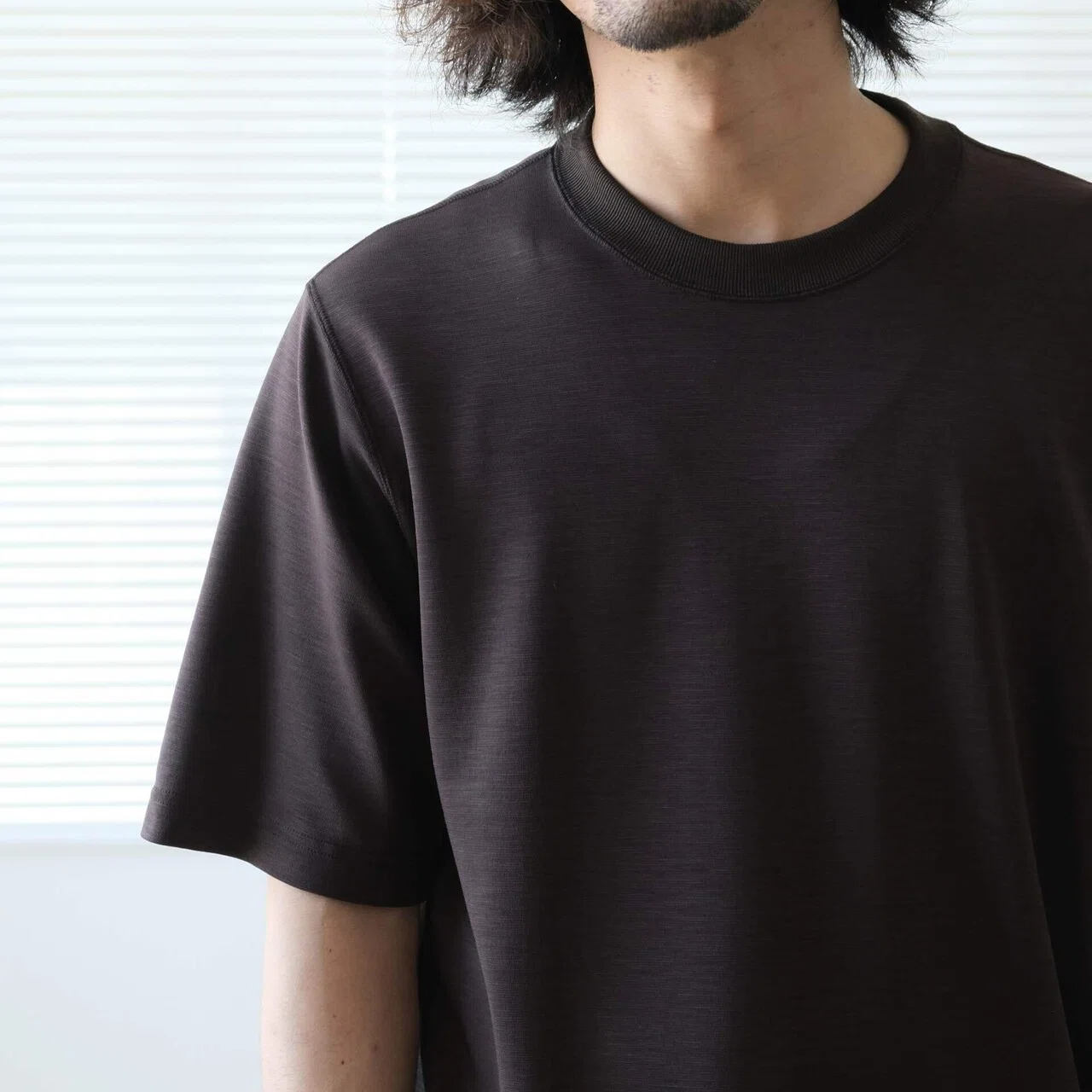 山内の上質ニットTシャツ｜水岡