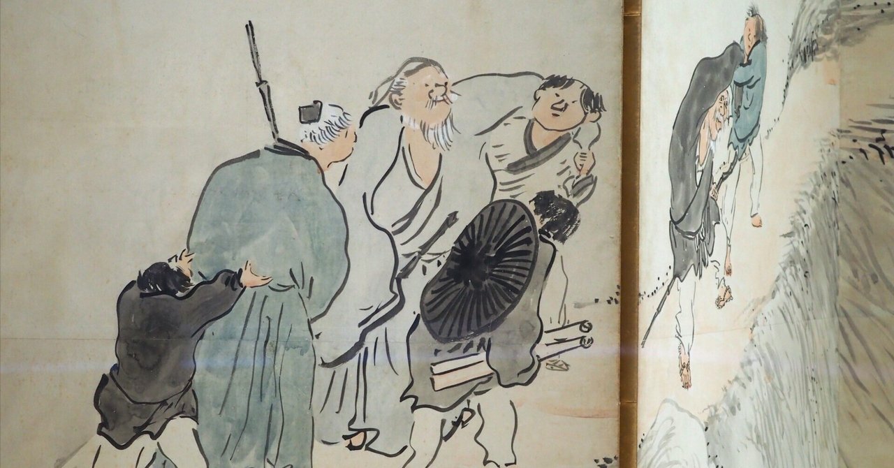 与謝蕪村の《山野行楽図屏風》は、ボーッと眺めるのが正しい鑑賞法なの