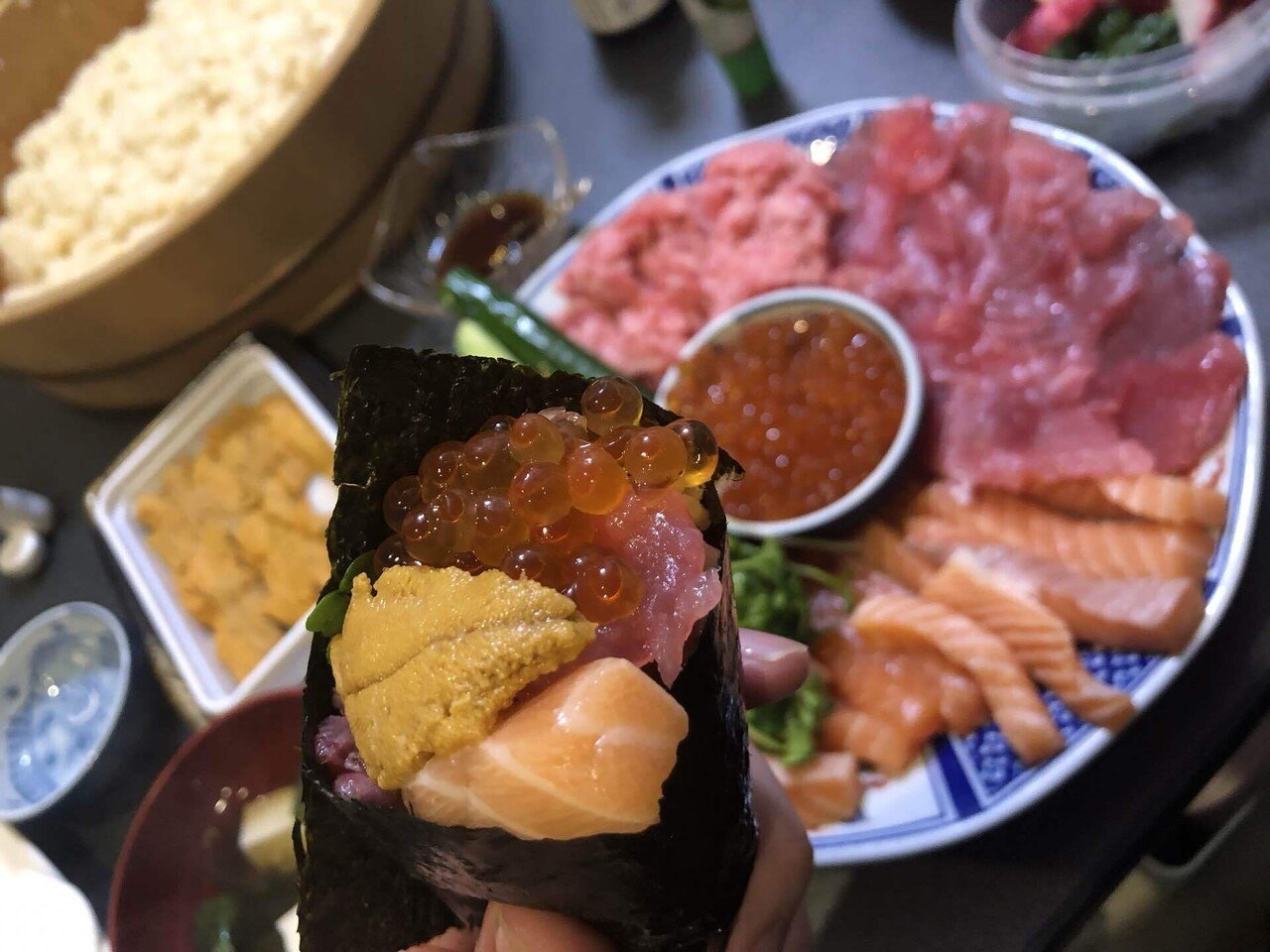 寿司・刺身盛台 木製 階段盛器 立体盛込 段々 お寿司 お刺身 お 寿司・刺身盛台 木製 階段盛器 立体盛込 段々 お寿司 お刺身 お
