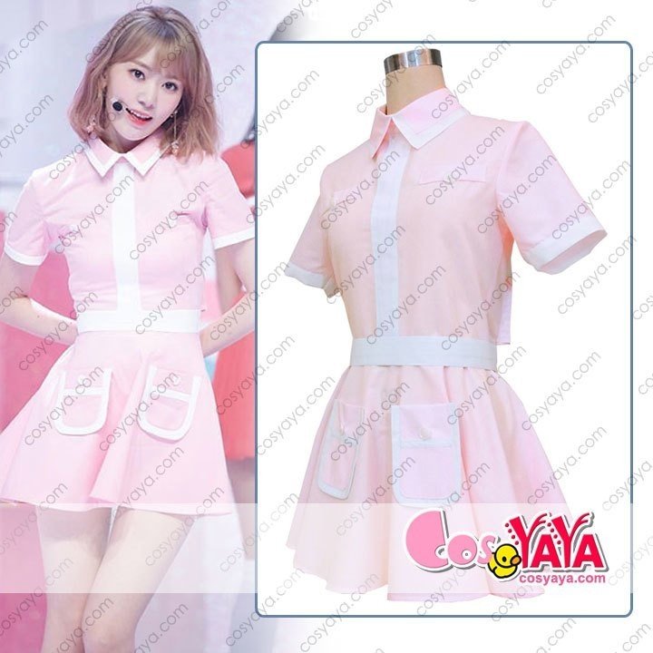 Cosyaya Com Iz One 空の上へ 宮脇咲良さん着用制服衣装新品 柔らかなピンクが愛らしい 春らしくて可愛らしい雰囲気を醸し出す メンバー全員12パターン対応 オーダーメイド 普 Cosyayaya Note