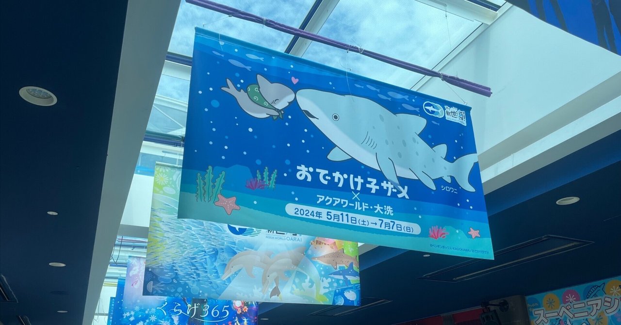 子ザメちゃん、水族館におでかけ🎒｜ちさよ企画
