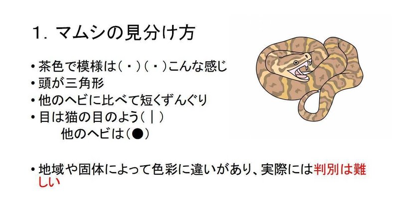 マムシにかまれたらどうする こうのかみ Note マムシにかまれたらどうする こうのかみ Note