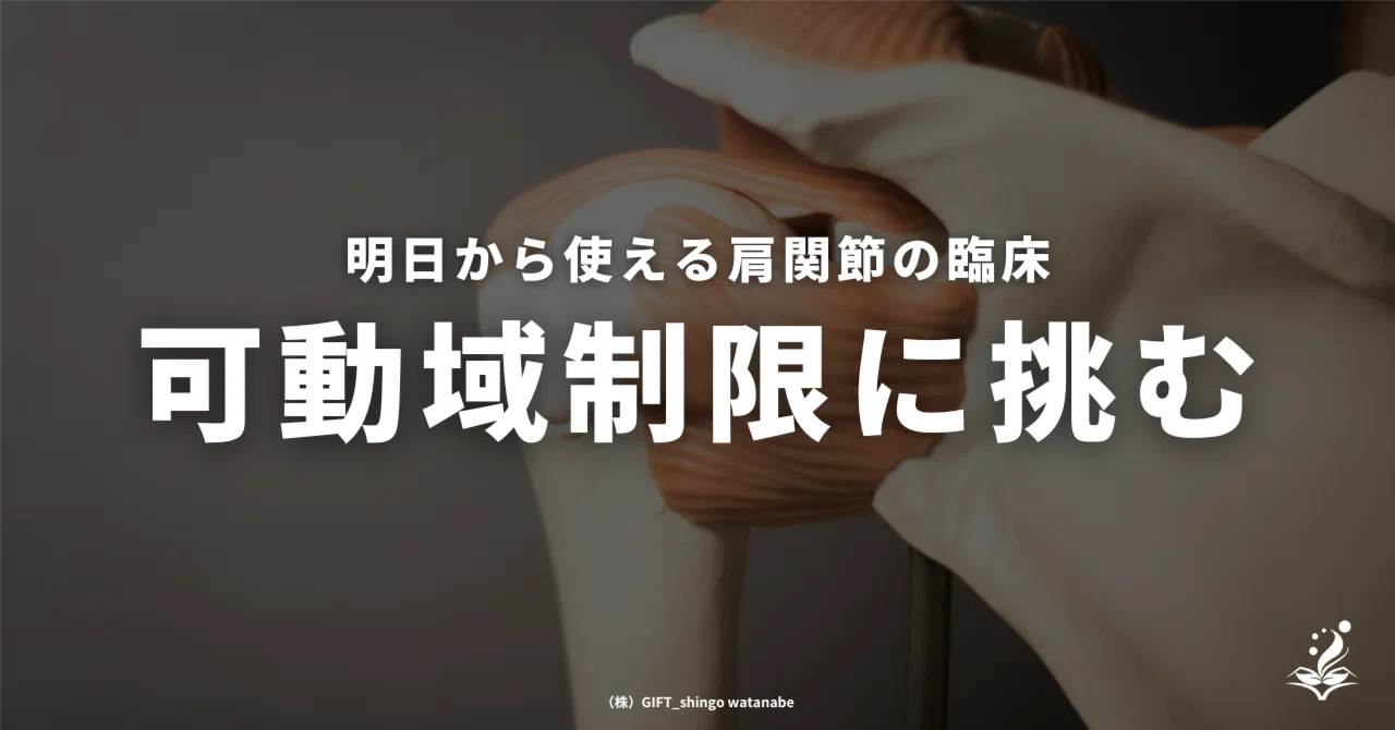肩関節可動域制限の臨床的思考｜PADDLEピラティス代表：渡辺しんご