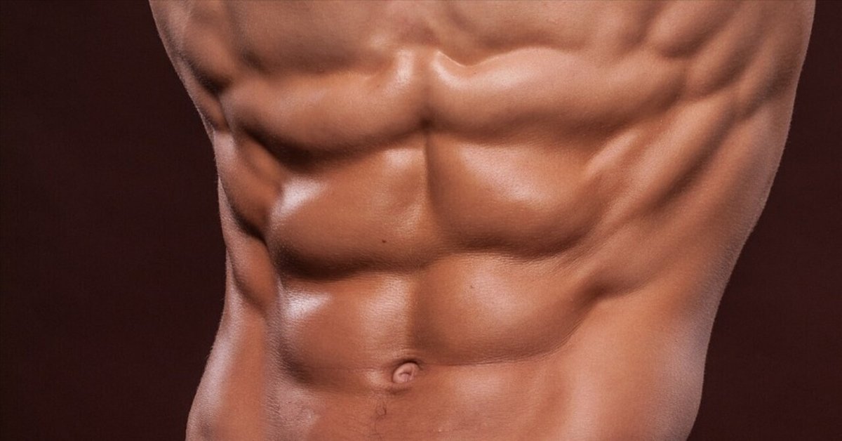 シックスパック お腹と足1つずつ