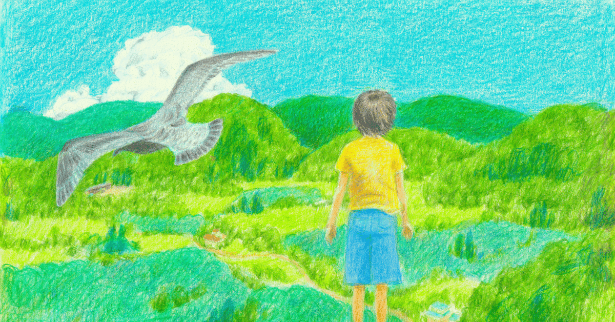 絵画「杉木立を抜けて日差しの中へ」　水彩画 絵画「杉木立を抜けて日差しの中へ」水彩画