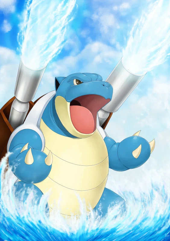 ハイドロ ポンプ ポケットモンスター カメックスのハイドロポンプ