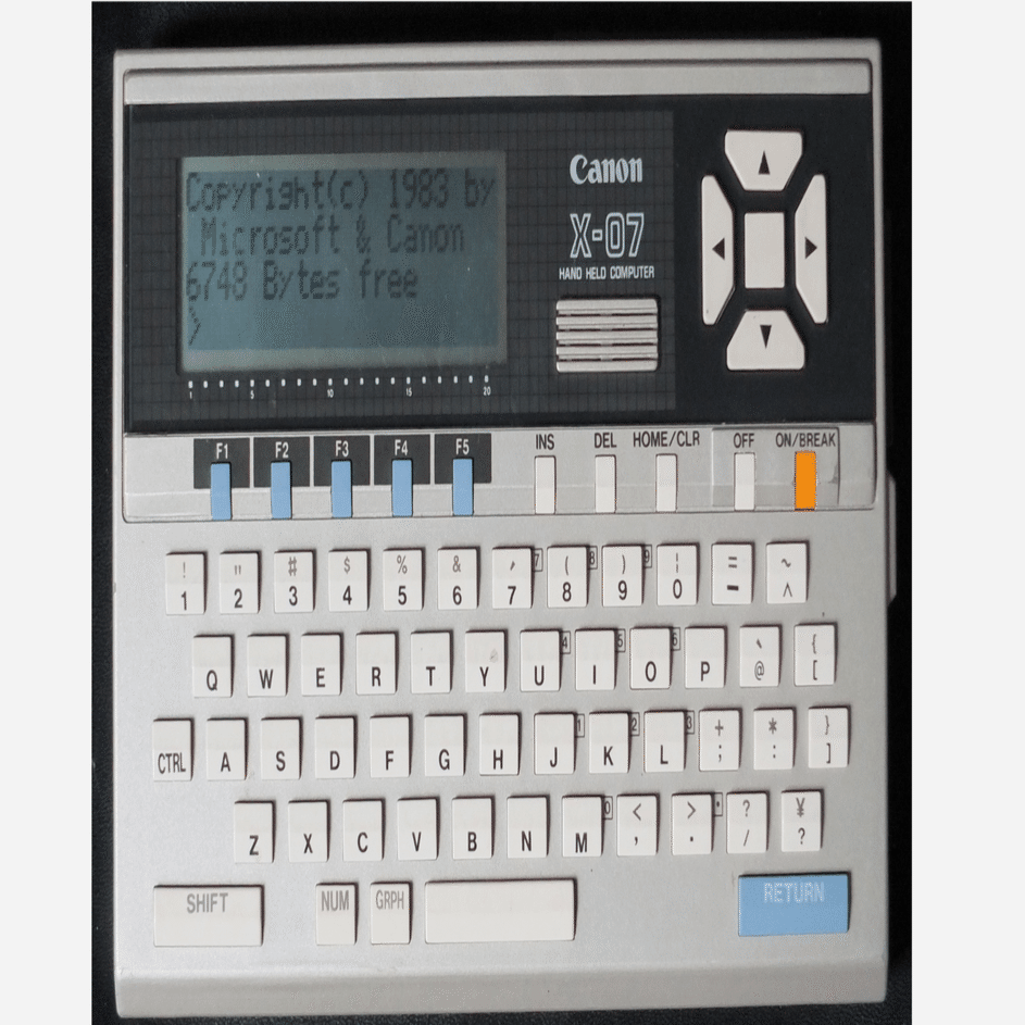 キヤノン X-07 - モバイルデバイスの夢を見る｜kzn