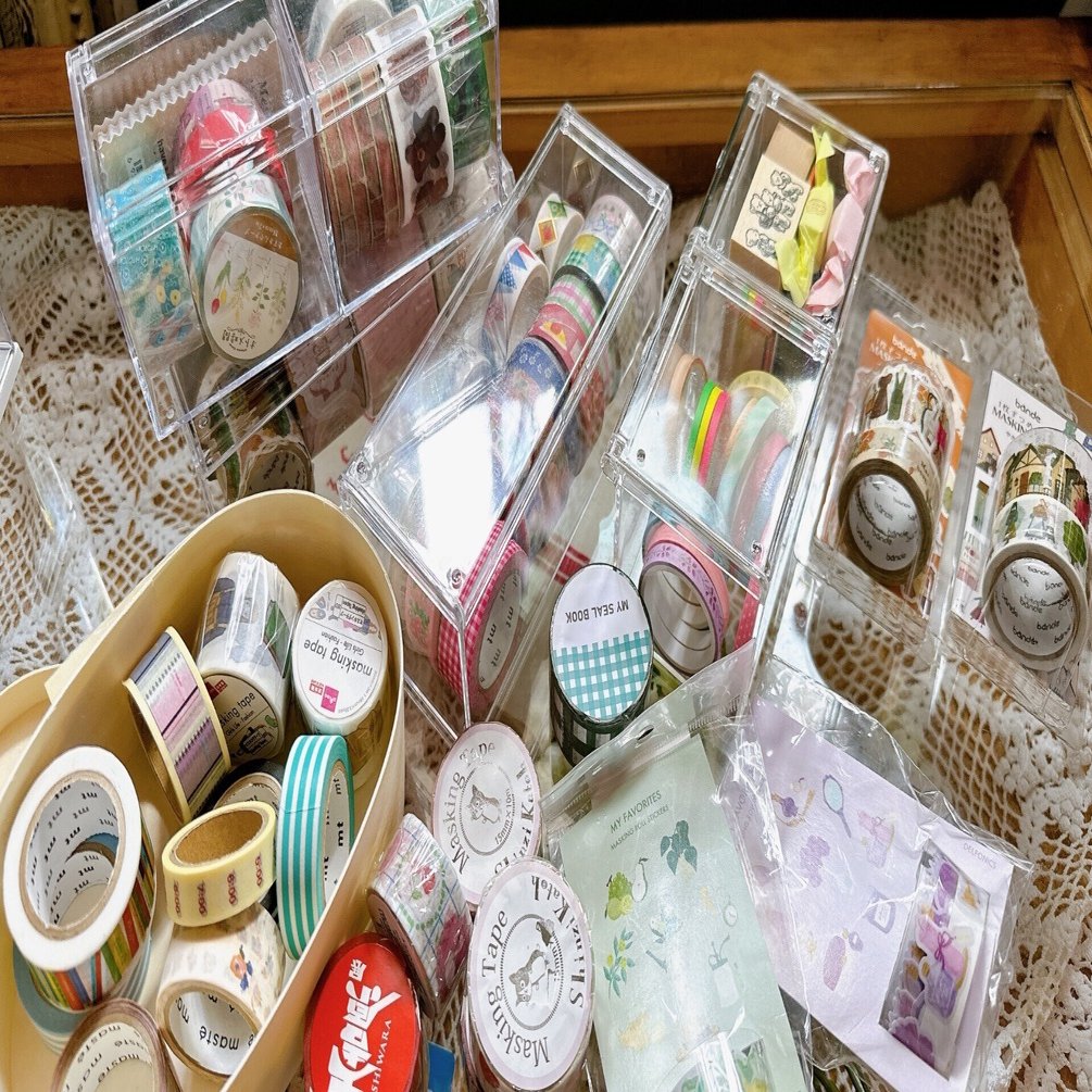 文具】100均で大量マステ収納術と、めくれるマステ紹介｜eden/ 紙もの