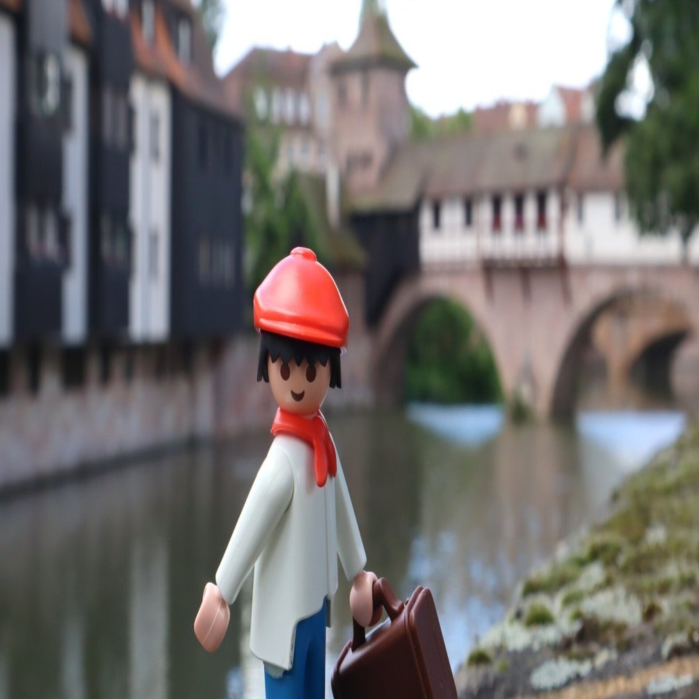 古いプレイモービル 大きな駅 プレイモービルファンの日本人がドイツを