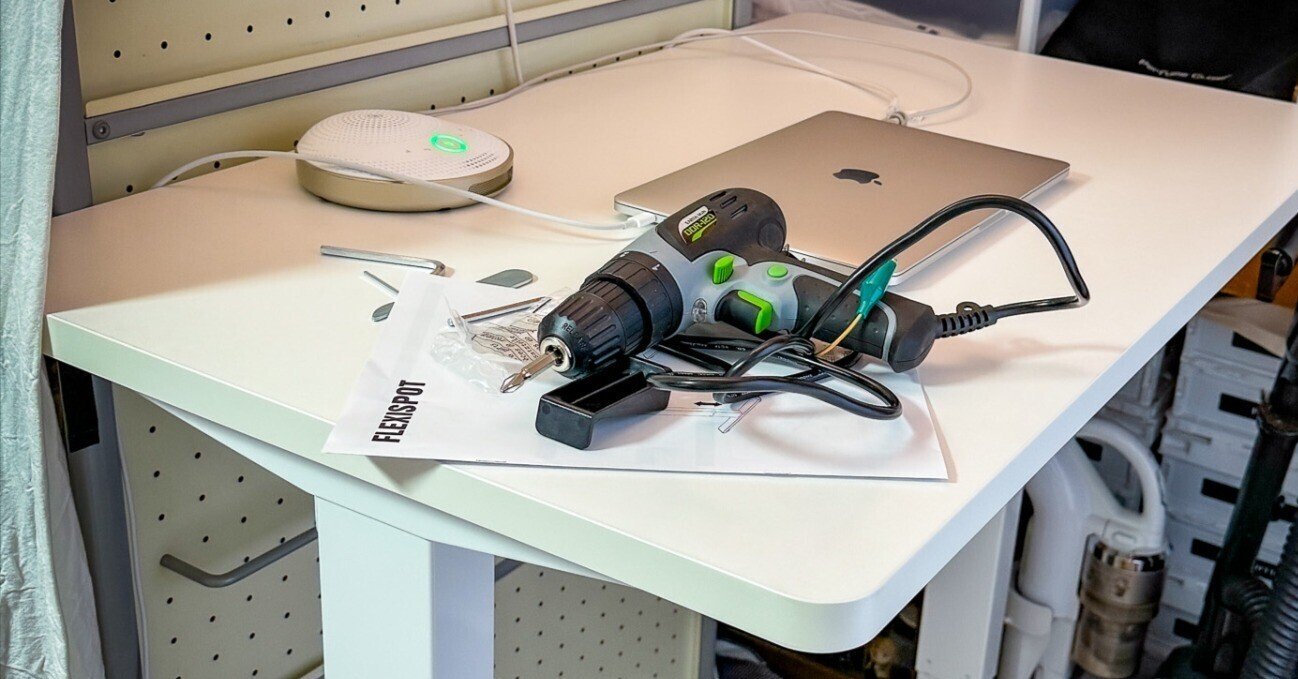 未使用品　flexispot 手動式昇降デスク　H1W　ホワイト　脚部 FlexiSpot 昇降デスク 手動 FlexiSpot H1 Basic 手動式昇降デスク