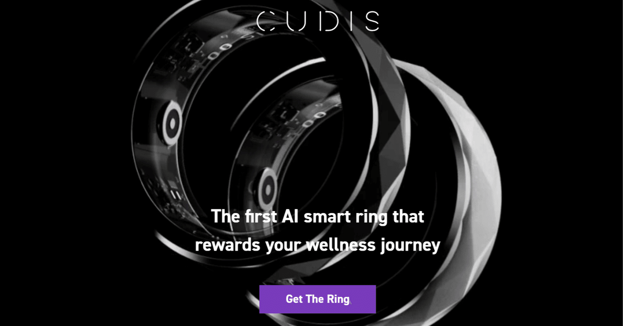 CUDIS AIスマートリング size7 ホワイト（世界最小スマート