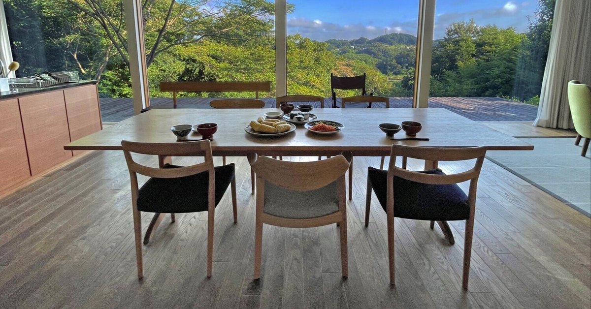 ブックマッチ山桜ラ・ビーダのLテーブル