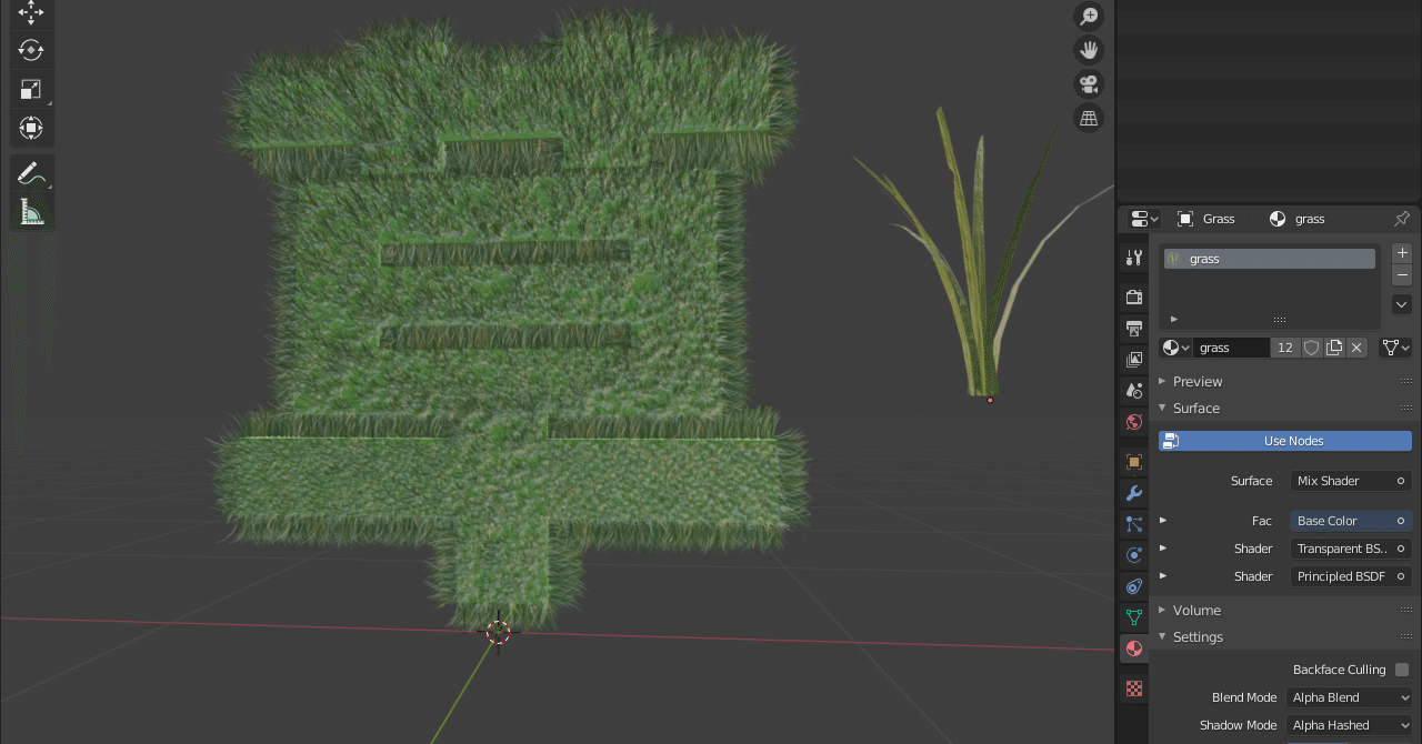 2 8 Blenderで草生やしてみた Mitsuda Tetsuo Note