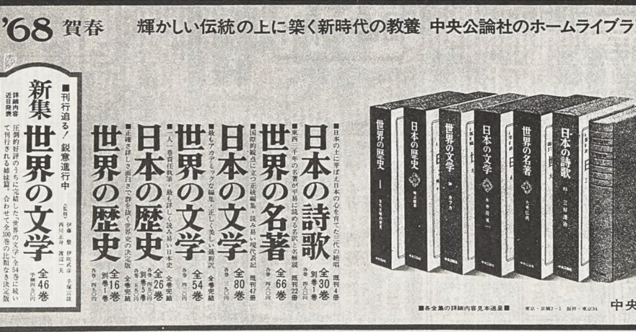 国立国会図書館デジタルコレクションで閲覧する『世界の名著』｜ねむろT