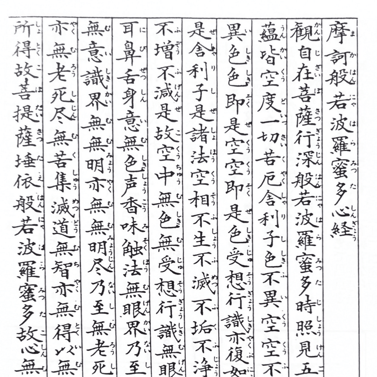 般若心経をパソコンキーボードで写経してみました （訳文を追記）｜実