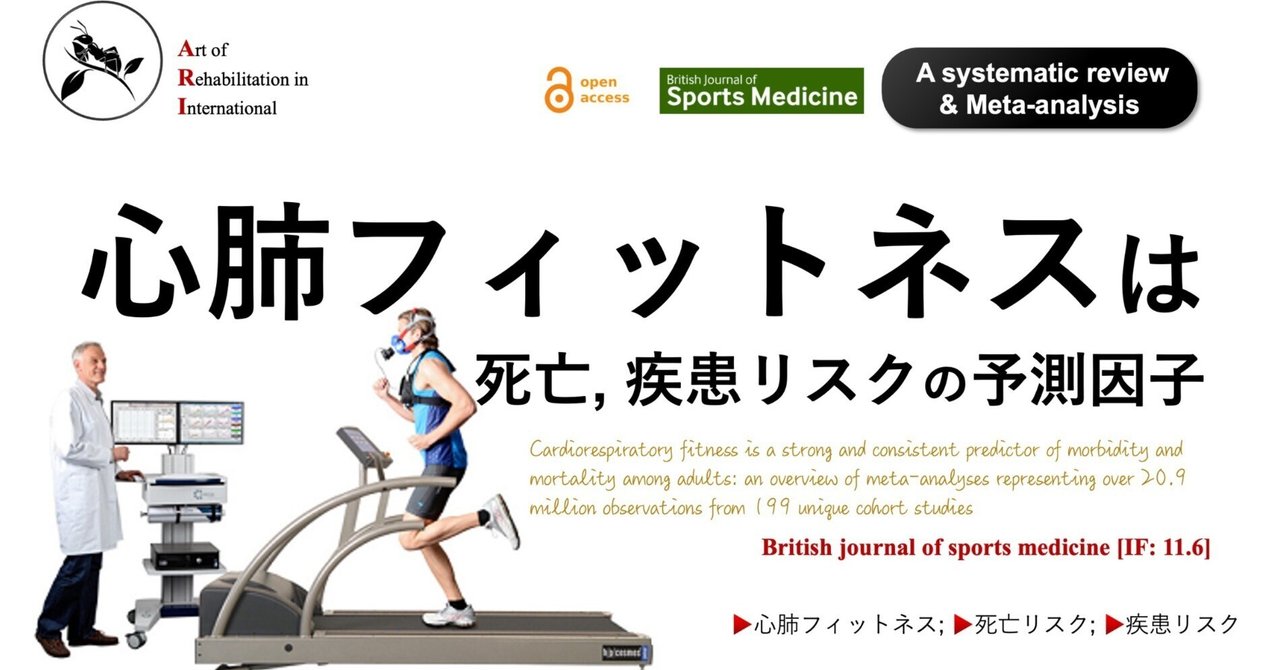 心肺フィットネスは死亡, 疾患リスクの予測因子｜Super Human