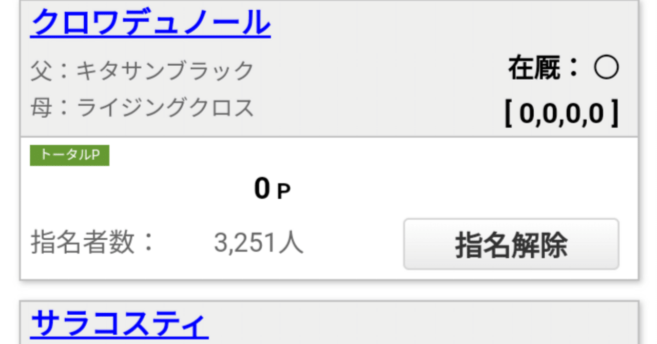 今週は、この２頭を登録。｜馬券検討&around40〜feeling