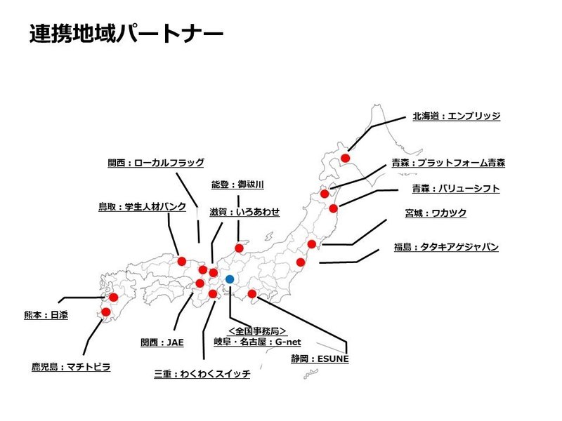 地域パートナー一覧