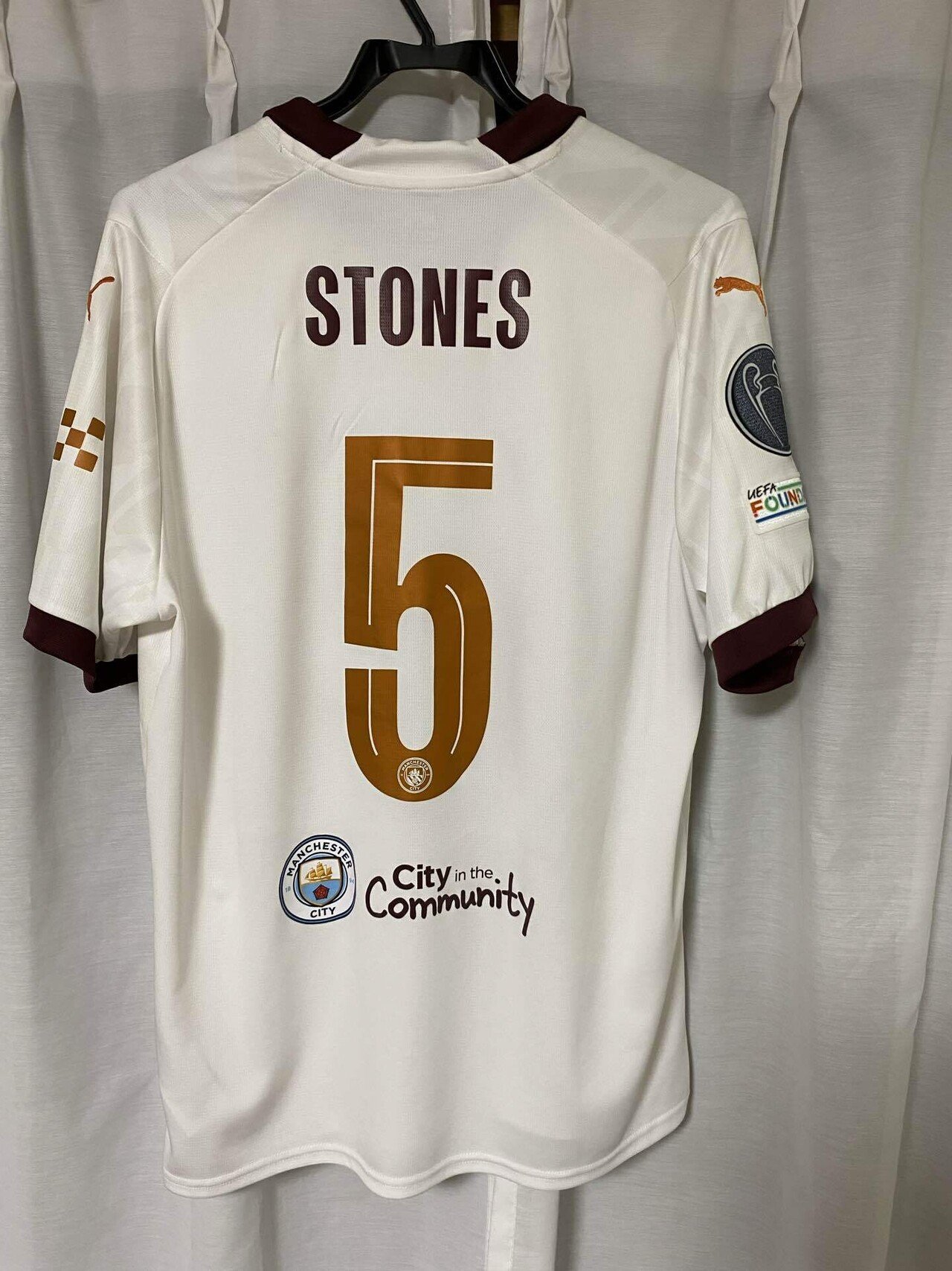 DAY5】Manchester City 23-24 AWAY #5 John Stones Champions