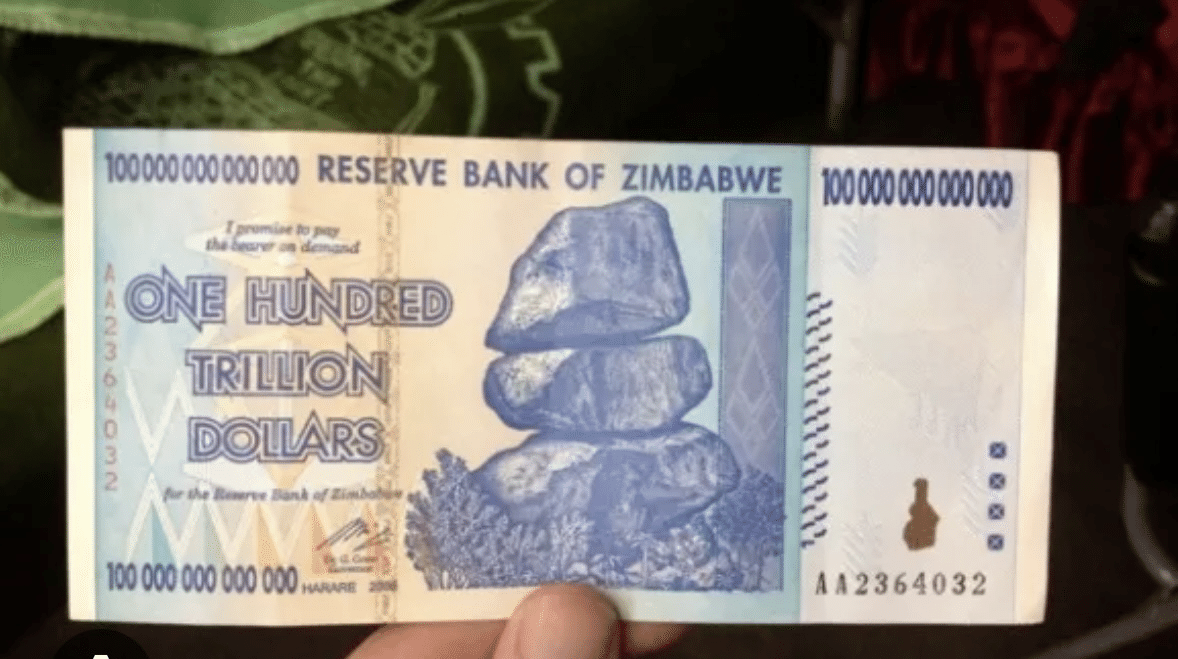 ジンバブエドル　10兆　6枚　AAナンバー　新品　保証書あり ジンバブエドル10兆6枚AAナンバー新品保証書あり