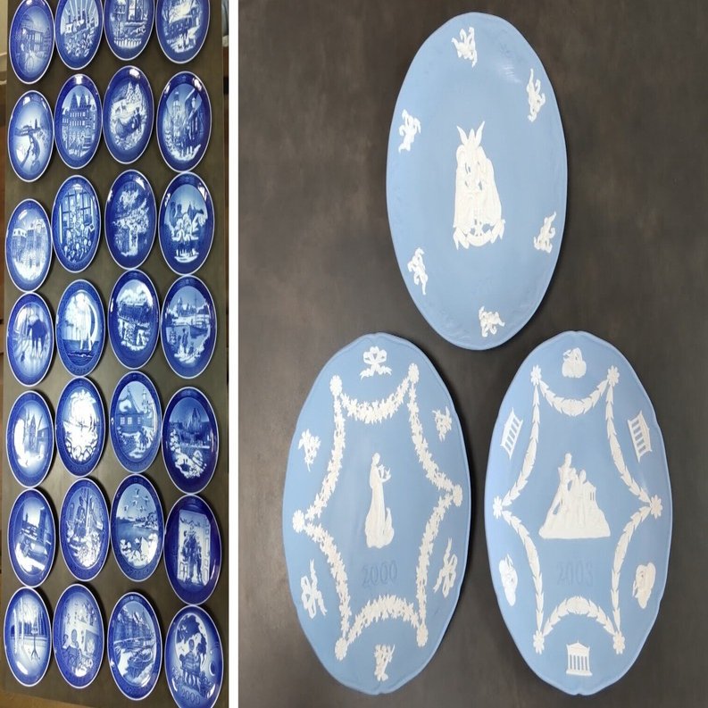 ウェッジウッド ロイヤルコペンハーゲン プレートおまとめ3枚セット