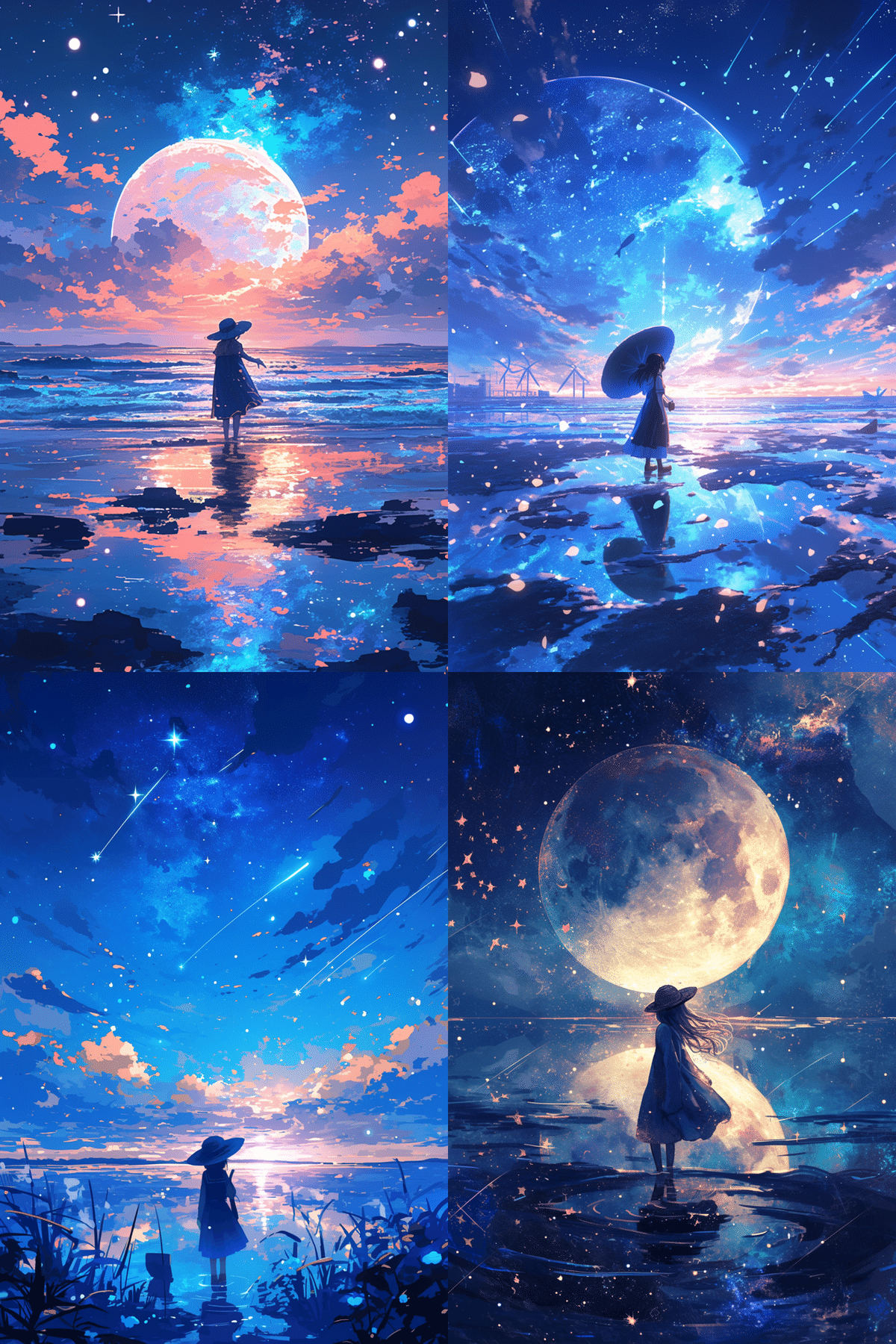 美しい星空を描くNijijourneyのオススメプロンプト5選｜夕凪yu_nagi