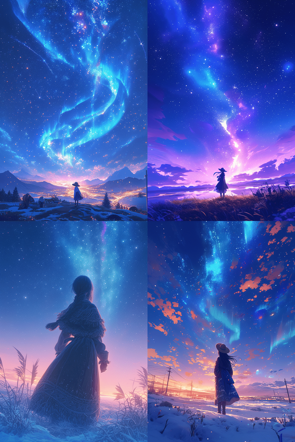 美しい星空を描くNijijourneyのオススメプロンプト5選｜夕凪yu_nagi