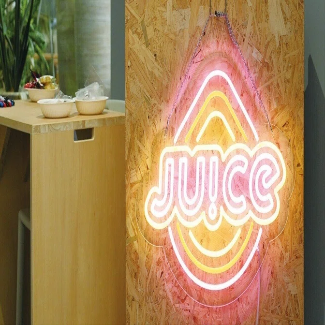 Juiceオリジナルネオンサインの製作秘話｜Sansan Creators