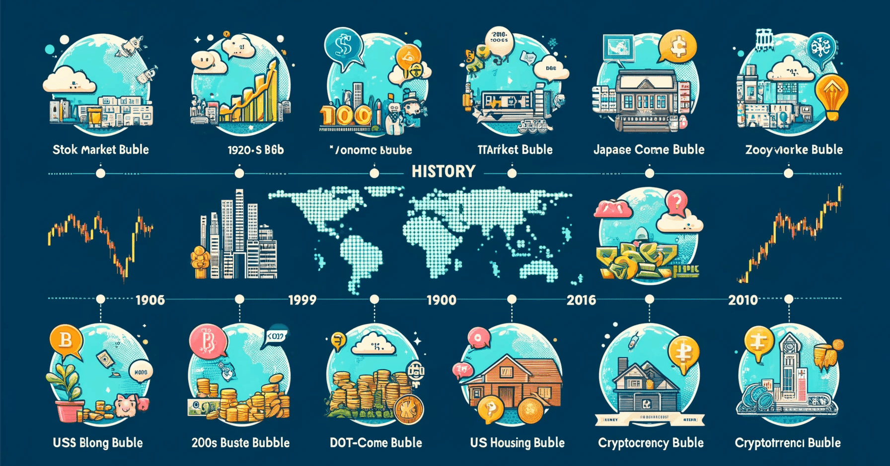 歴史から見るバブル相場：世界のバブル相場100年と、バブルになる要素から考える今後の投資活動｜個人投資家 Taka Chan