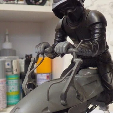 mpc スターウォーズ 帝国軍スピーダーバイク製作｜マテラボ 【G PARTS