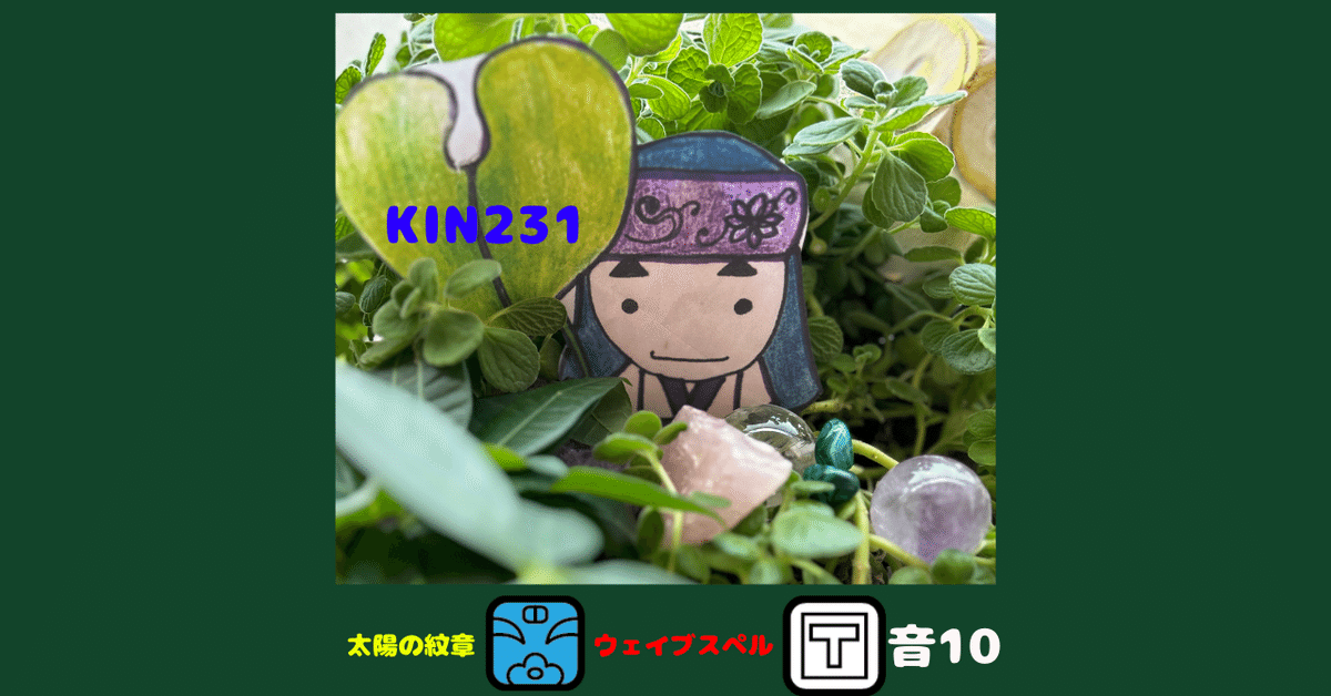 🌈 マヤ暦 KIN231 青い猿/白い風 音10 🌈｜koropokurun