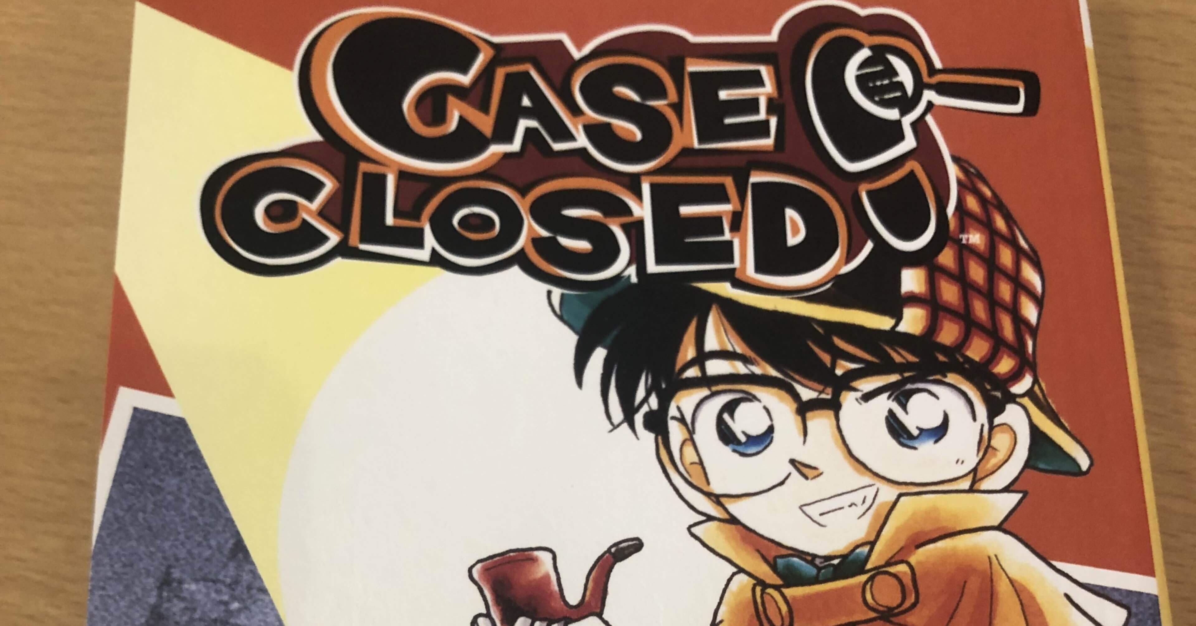 Case Closedって!? コナン君の英語版vol.1を入手した｜wisteria