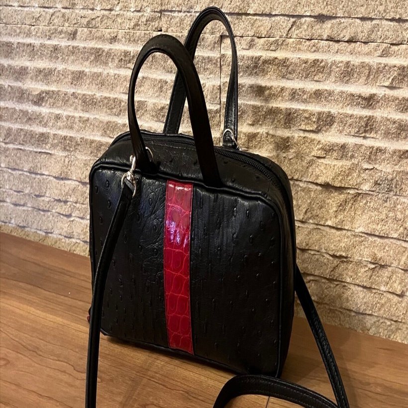 オーストリッチの2WAYバッグ｜kuroko100_shop