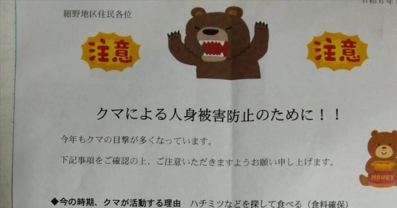 ブログNo.201】クマの話ではなく、思いこみの話｜松友 慶＠挑戦日記