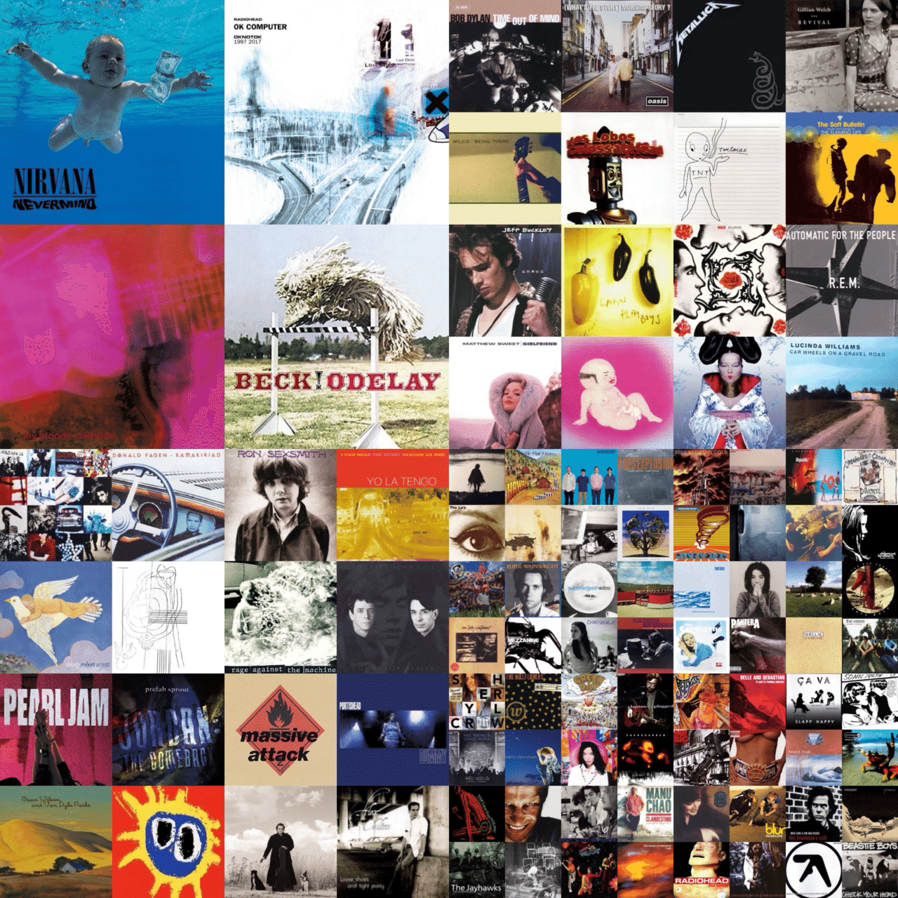 90年代ロックアルバムベスト100 ①｜dig ニキ