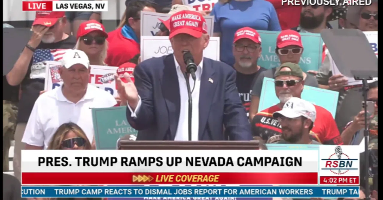 LIVE REPLAY: President Donald J. Trump Holds a Rally in Las Vegas, NV ...