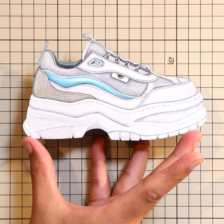 Shoes：01392 “Chiara Ferragni Collection” Army Sneaker
