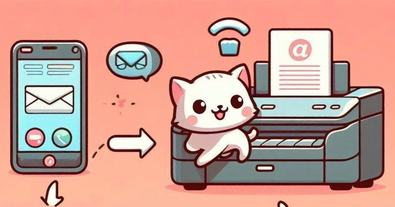 Automatically printing received emails...｜IKKAN