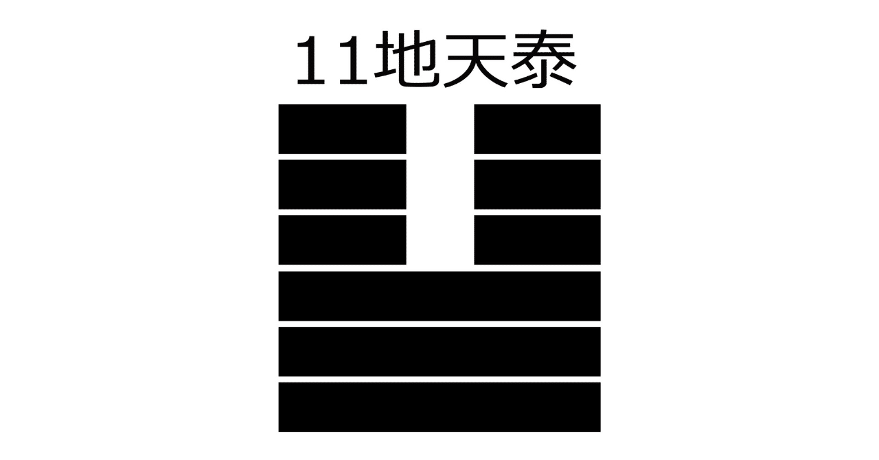 11.地天泰（ちてんたい）【易経六十四卦】【易経六十四卦】｜龍